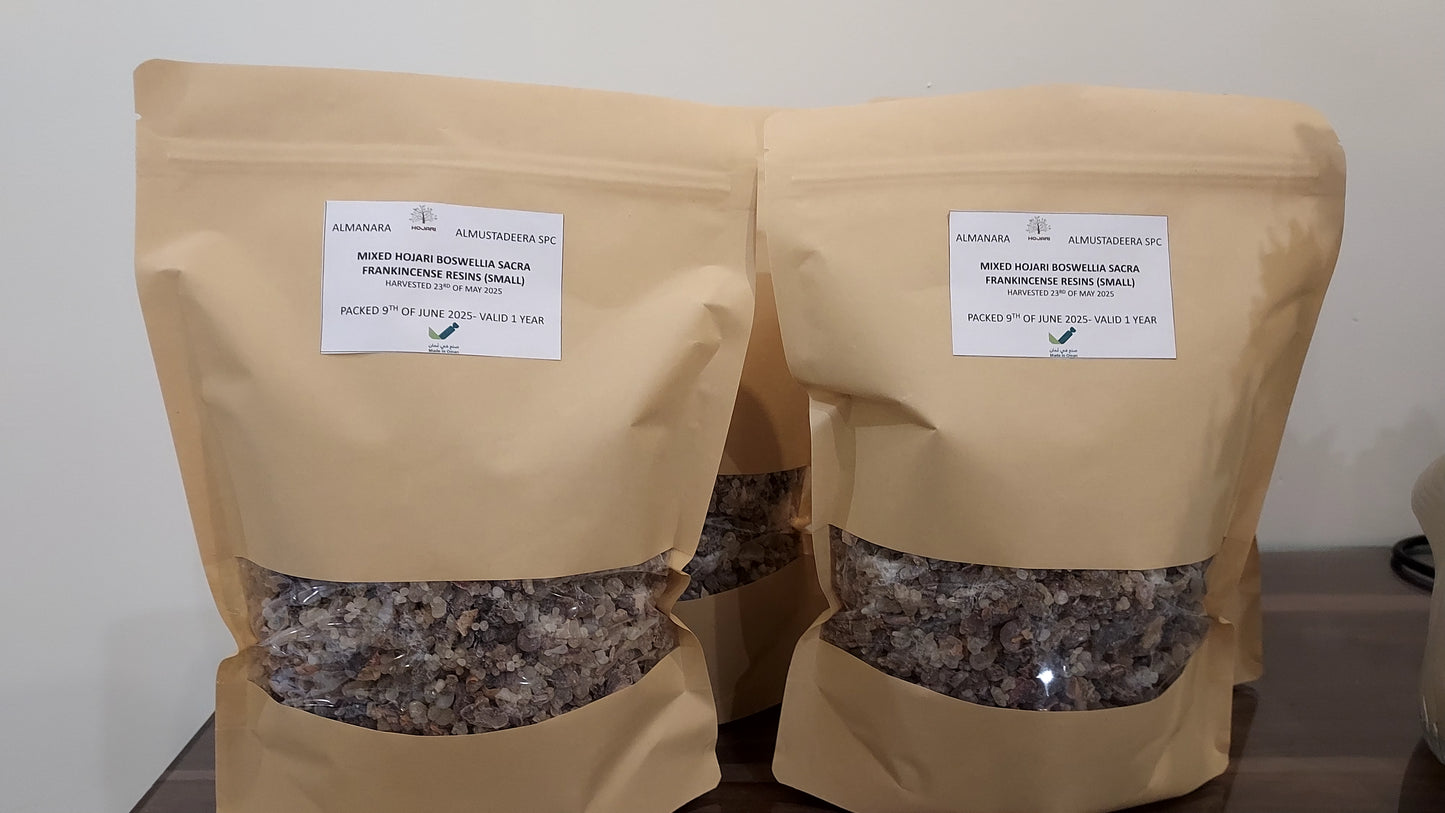 Mixed hojari boswellia sacra frankincense small 30kg